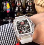 Richard Mille RM 011-FM Skeleton Transparent Watch - Best Replica Watches China Dealer